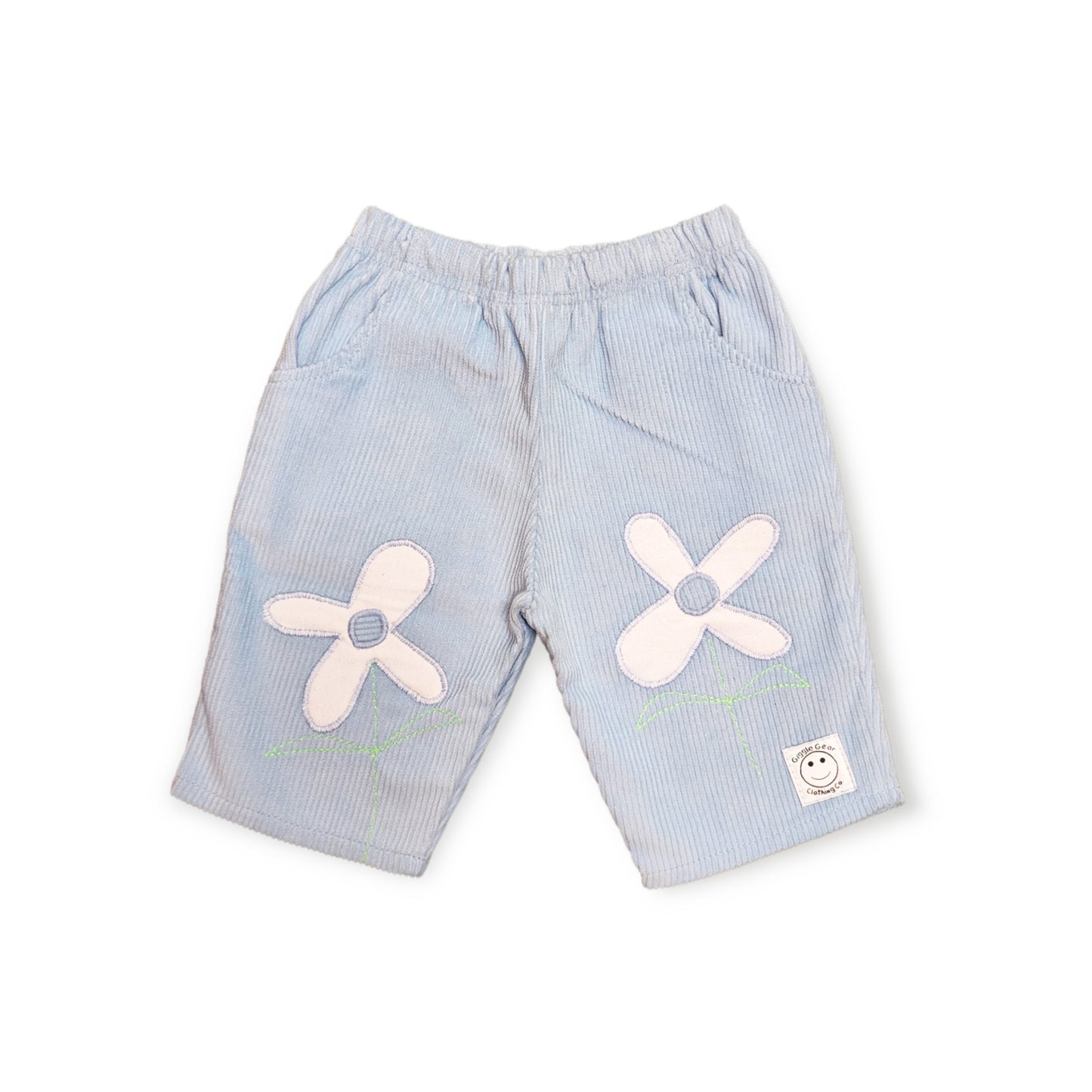 Blue Corduroy Pocket Pants