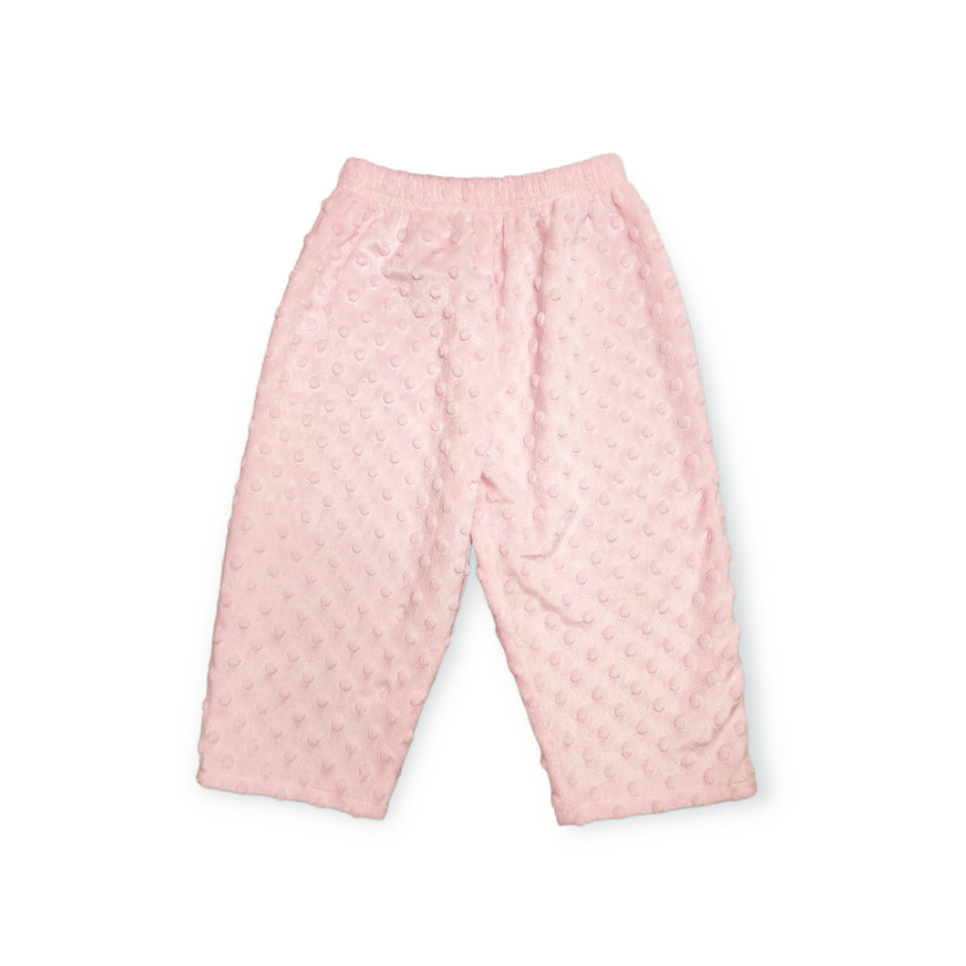 Pink Fleece Bubble Pants