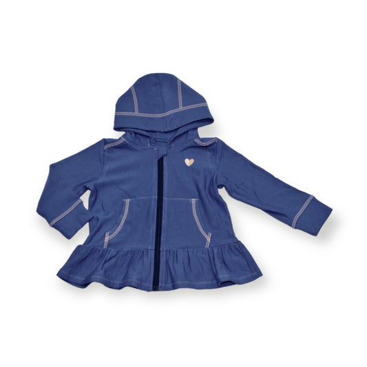 Bamboo Fleece Ruffle Hoodie