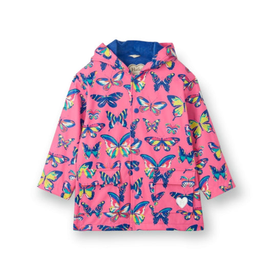 Vibrant Butterflies Raincoat