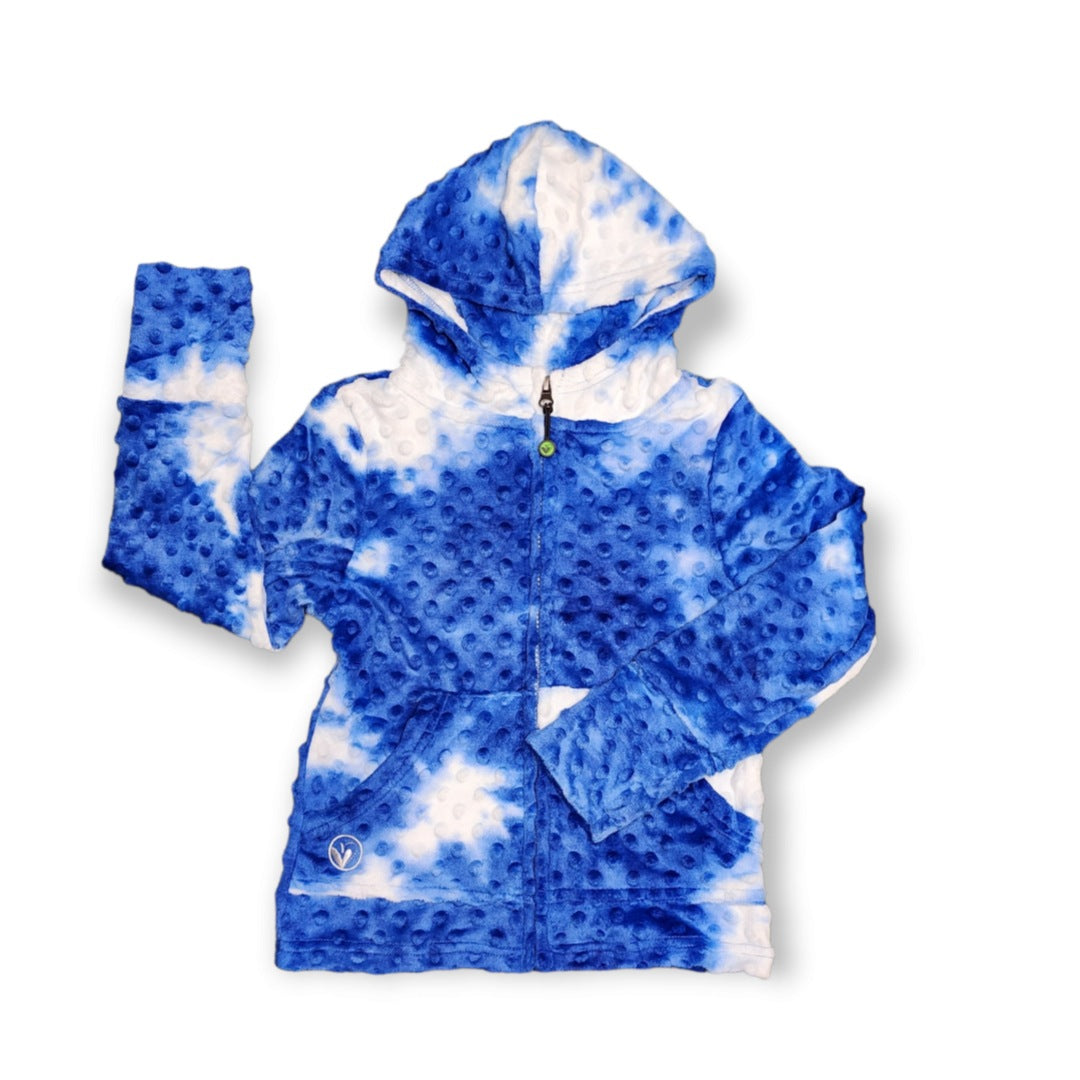 Minky Bubble Tie Dye Hoodie