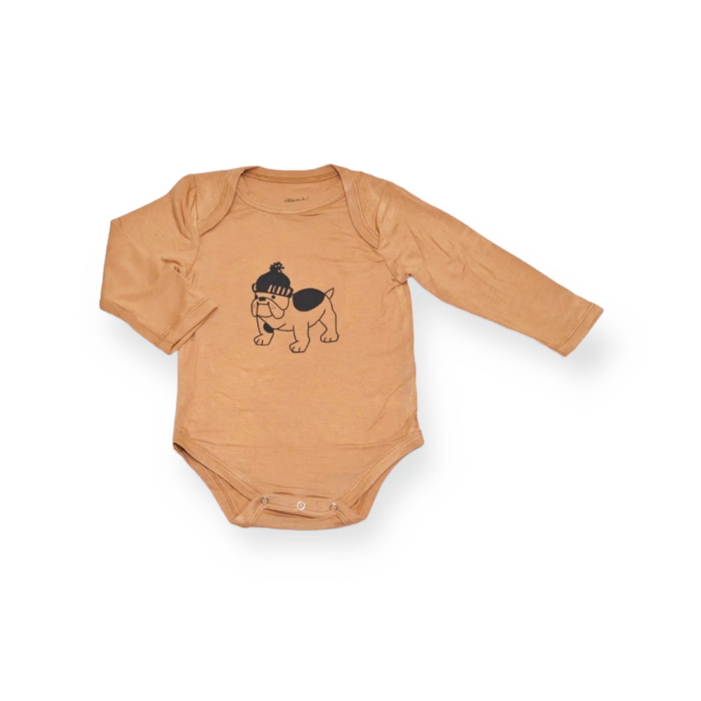 Bamboo Cozy Bulldog Onesie