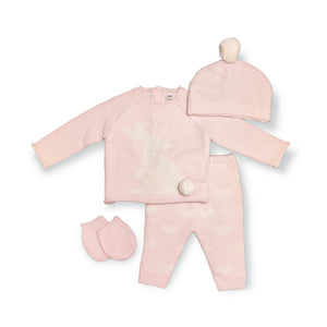 Pink Bunny Knit Gift Set