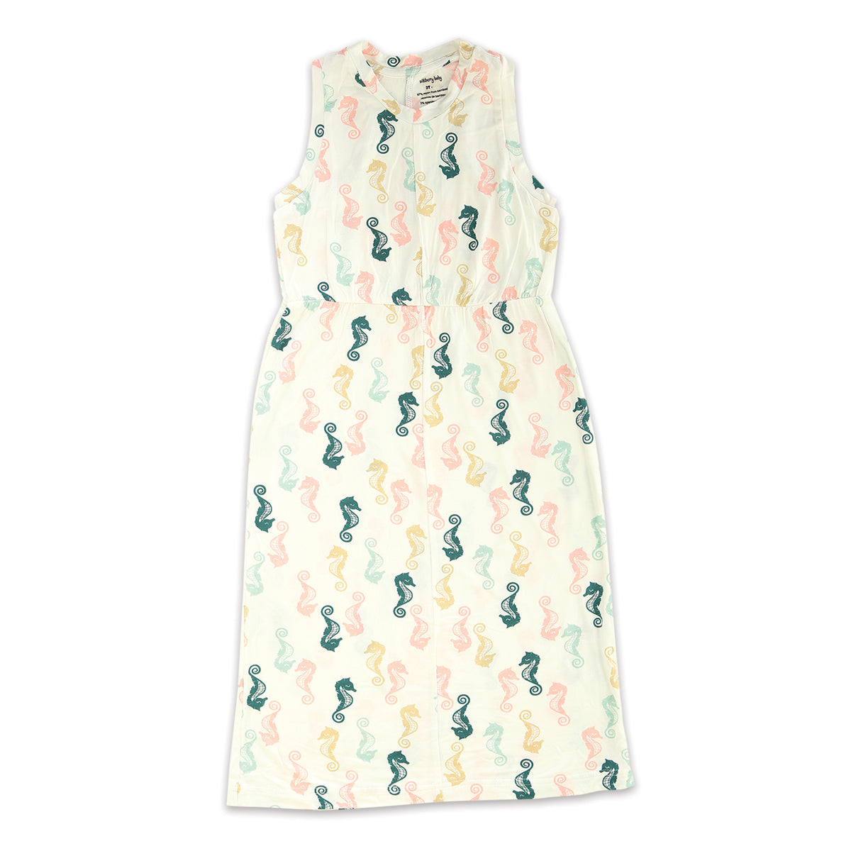 Bamboo Sea Horse Maxi Dress