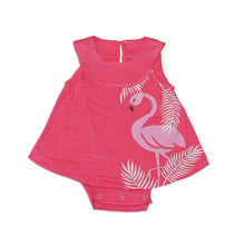 Load image into Gallery viewer, Flamingo Bamboo Skirt Bodysuit

