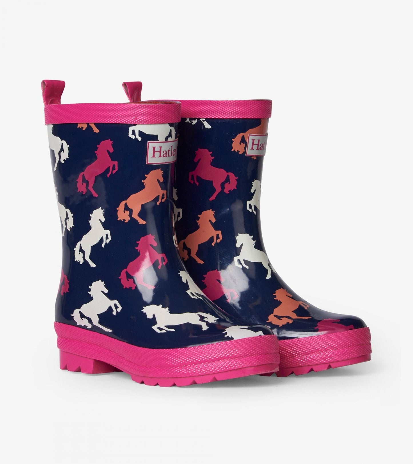 Hatley Playful Horses Rainboots