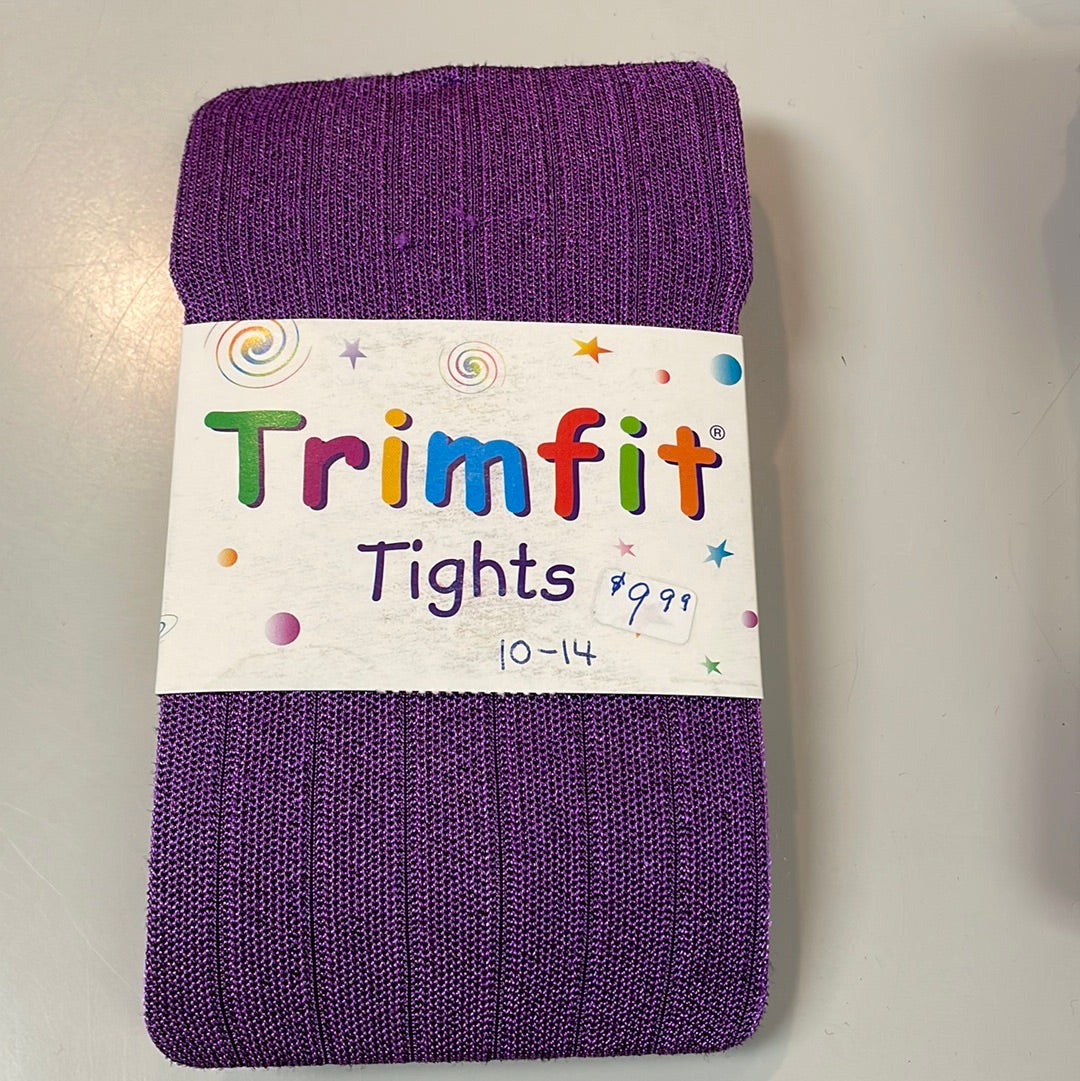 Printed trim fit tights