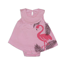 Load image into Gallery viewer, Flamingo Bamboo Skirt Bodysuit
