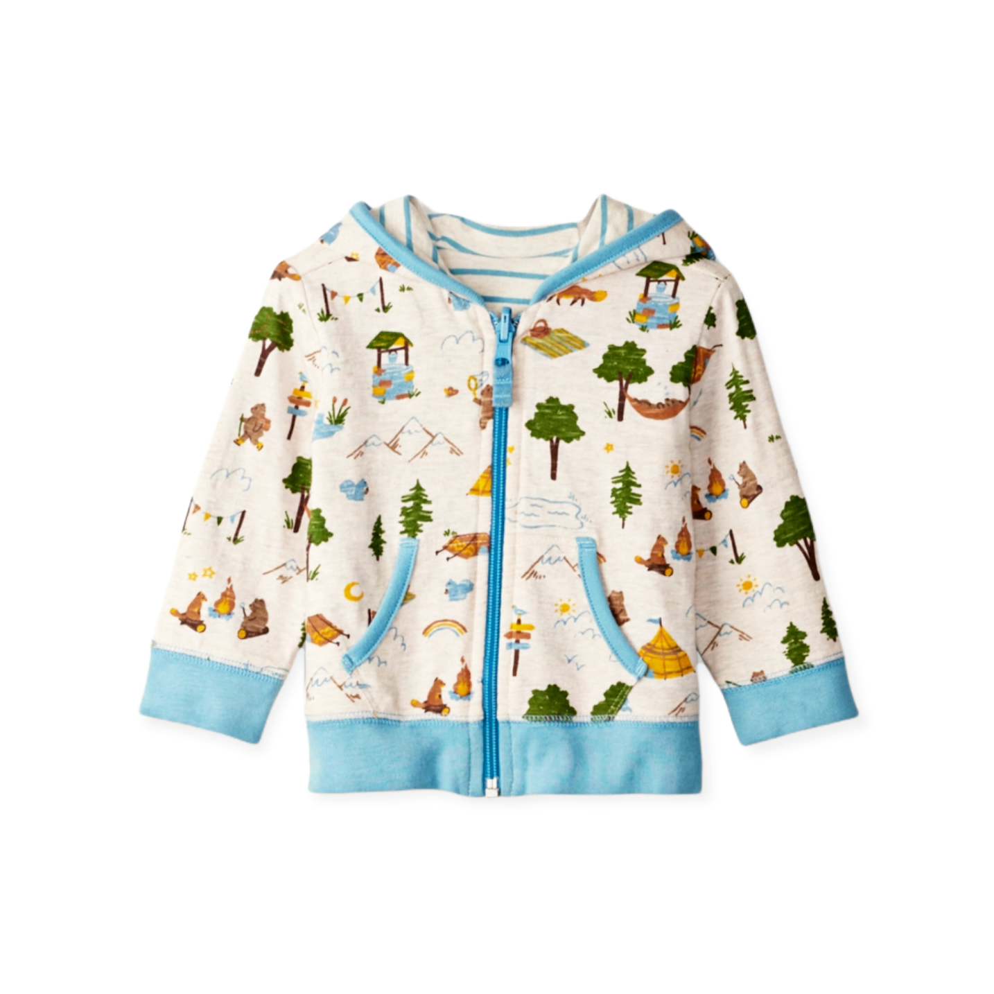 Forest Bound Reversible Zip Up Hoodie