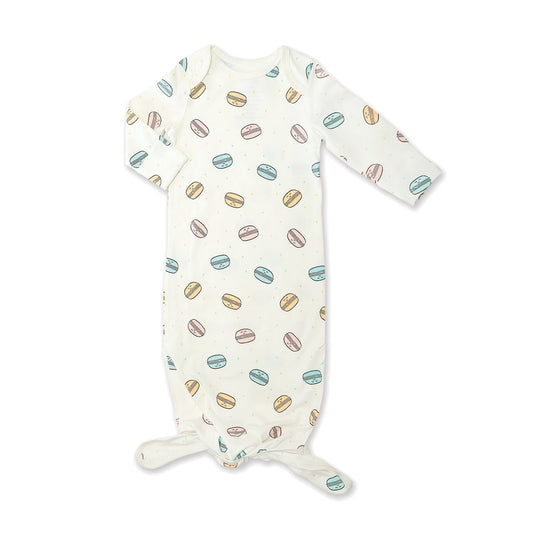 Petite Macaron Organic Cotton Knotted Sleeper