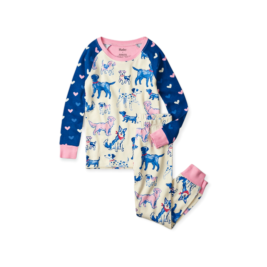 Pink Pups Organic Cotton Pajamas