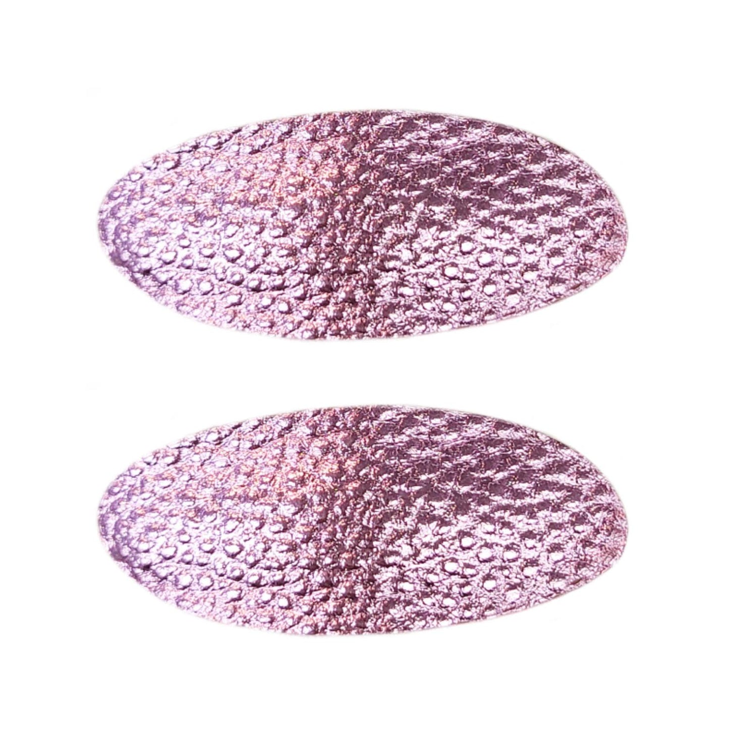 Two Piece Metallic Hair Clips