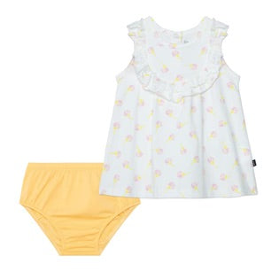 Organic cotton printed top and short set