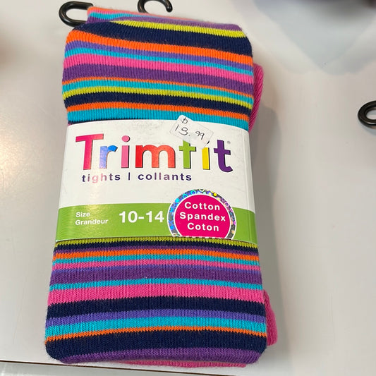 Printed trim fit tights