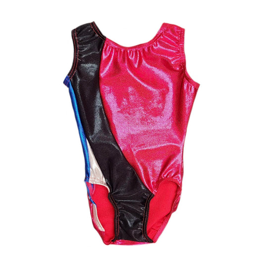 Mondor gymnastics Multi Metallic bodysuit style 7855