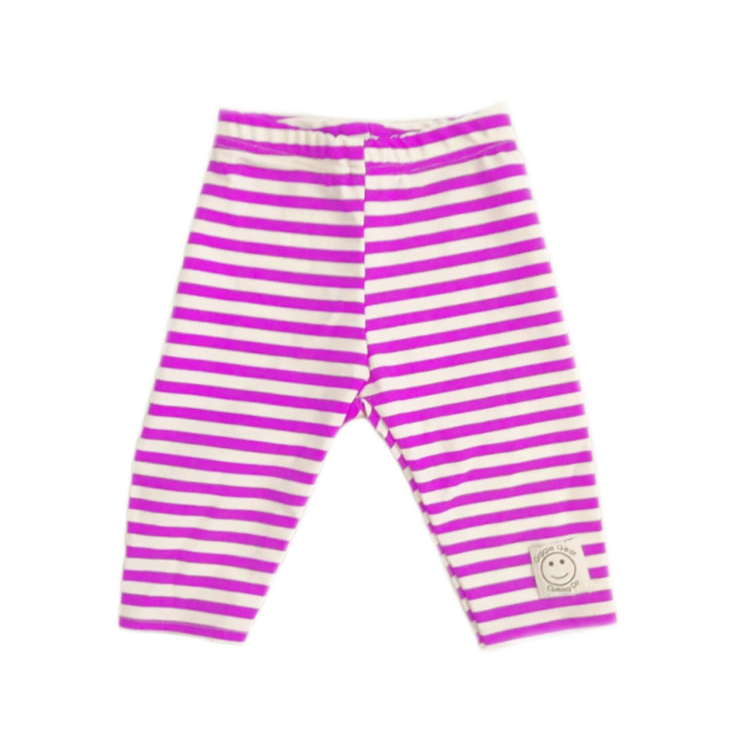 Purple Stripe Leggings