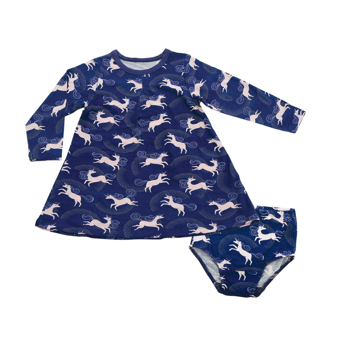 A-Line Unicorn Dress with Bloomer