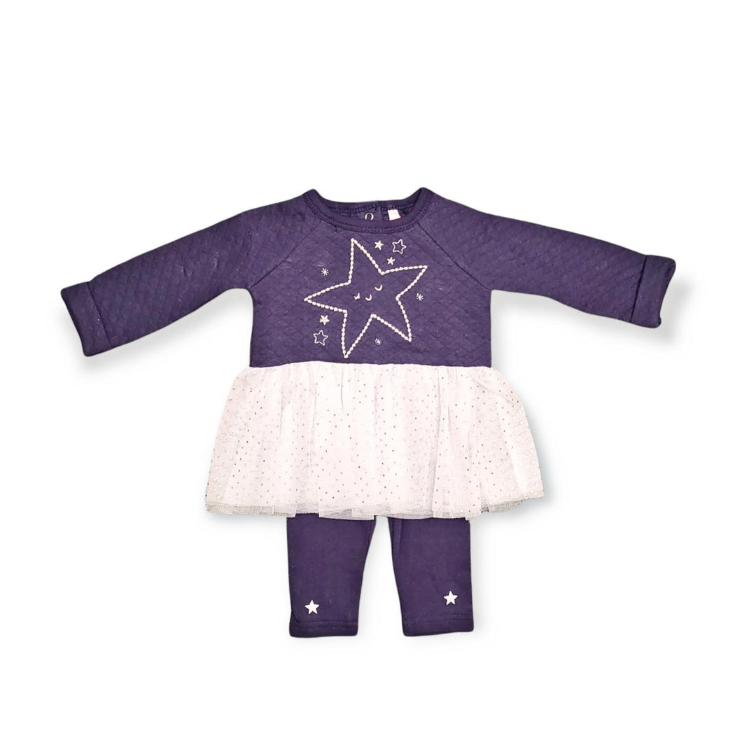 Quilted Star 2 Piece Dress Set