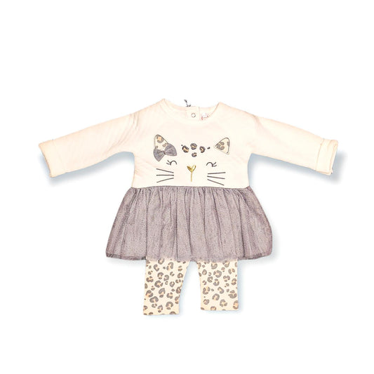 Quilted 2 Piece Kitty Dress Set