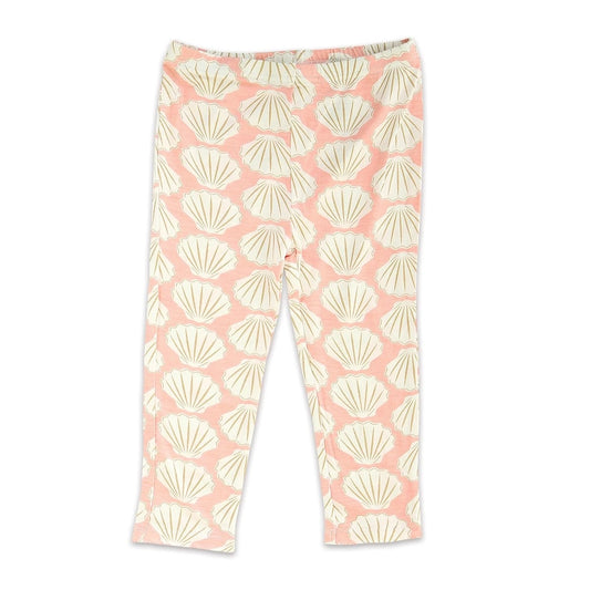 Bamboo Seashell Capri Leggings