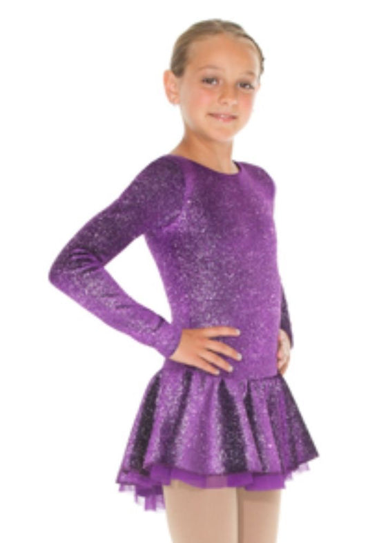 Velvet Sparkle Figure Skating Dress