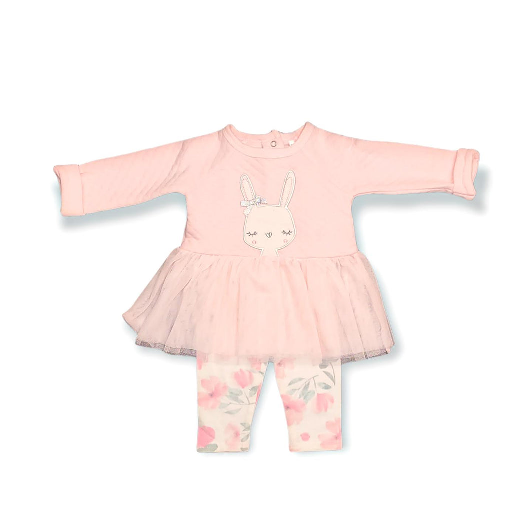 Quilted Bunny 2 Piece Dress Set