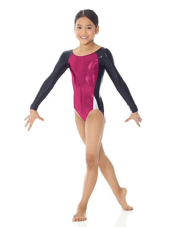 Mondor Long Sleeves Metallic Leotard