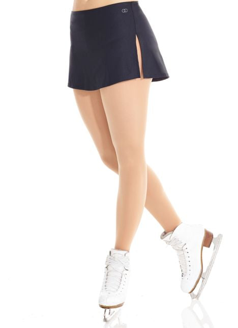 Shiny nylon flat skirt