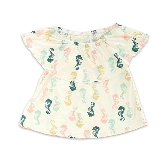 Seahorse Bamboo Off-the-Shoulder Top